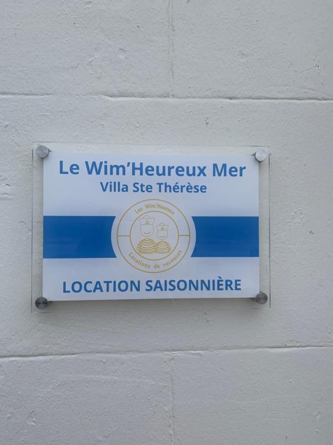 Le Wim'Heureux Mer. Villa Sainte Therese Wimereux Exteriör bild